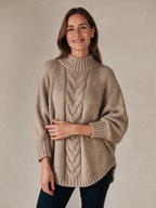Kabeltrui Liv in khaki