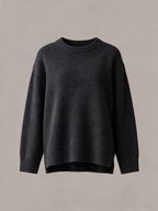 Oversized trui Maud in antraciet, productfoto