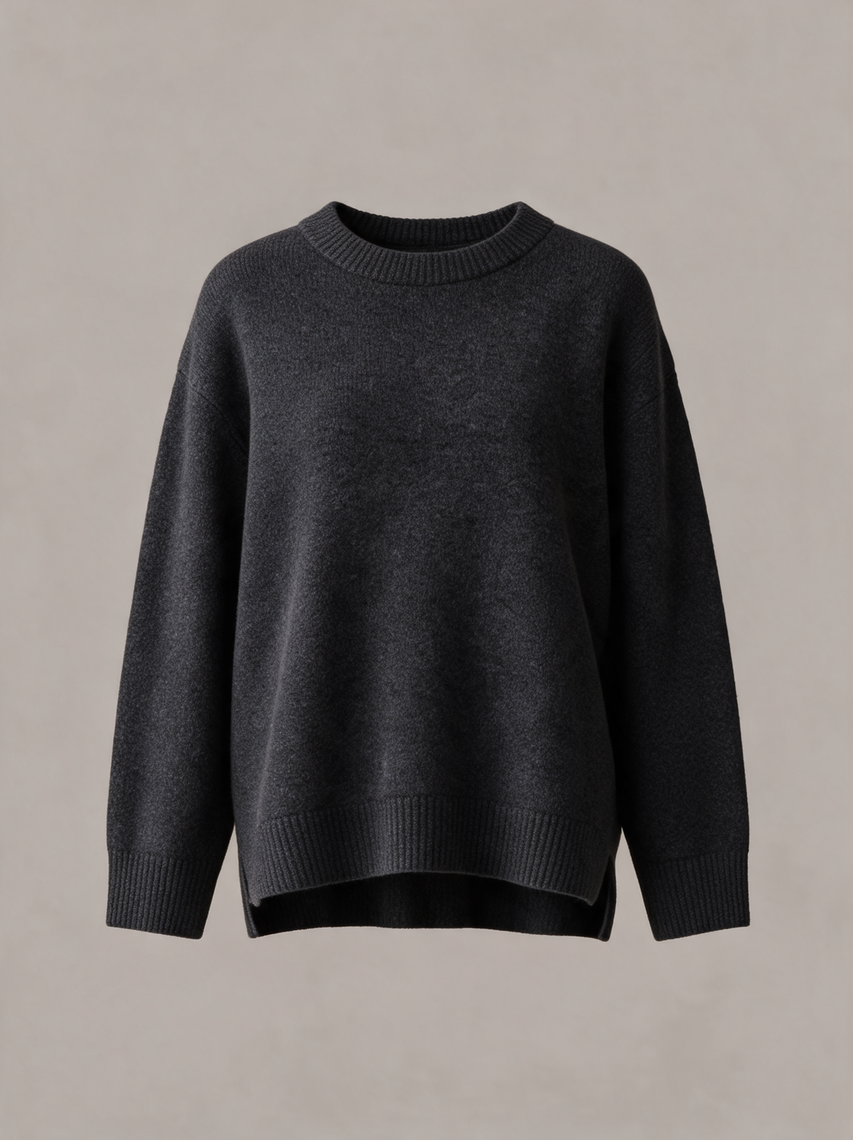 Oversized trui Maud in antraciet, productfoto