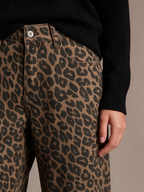 Luipaardjeans Femke detail