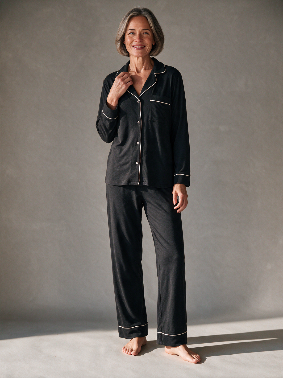 Pyjama Nina in zwart