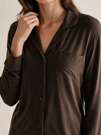 Pyjama Elin kraag detail