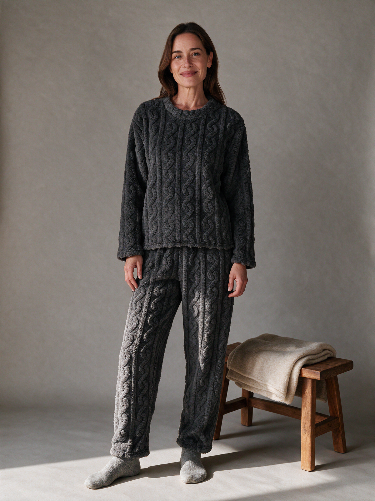 Pyjama Bo in antraciet