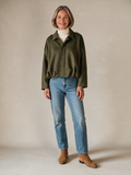 Oversized jack Liv olijfgroen