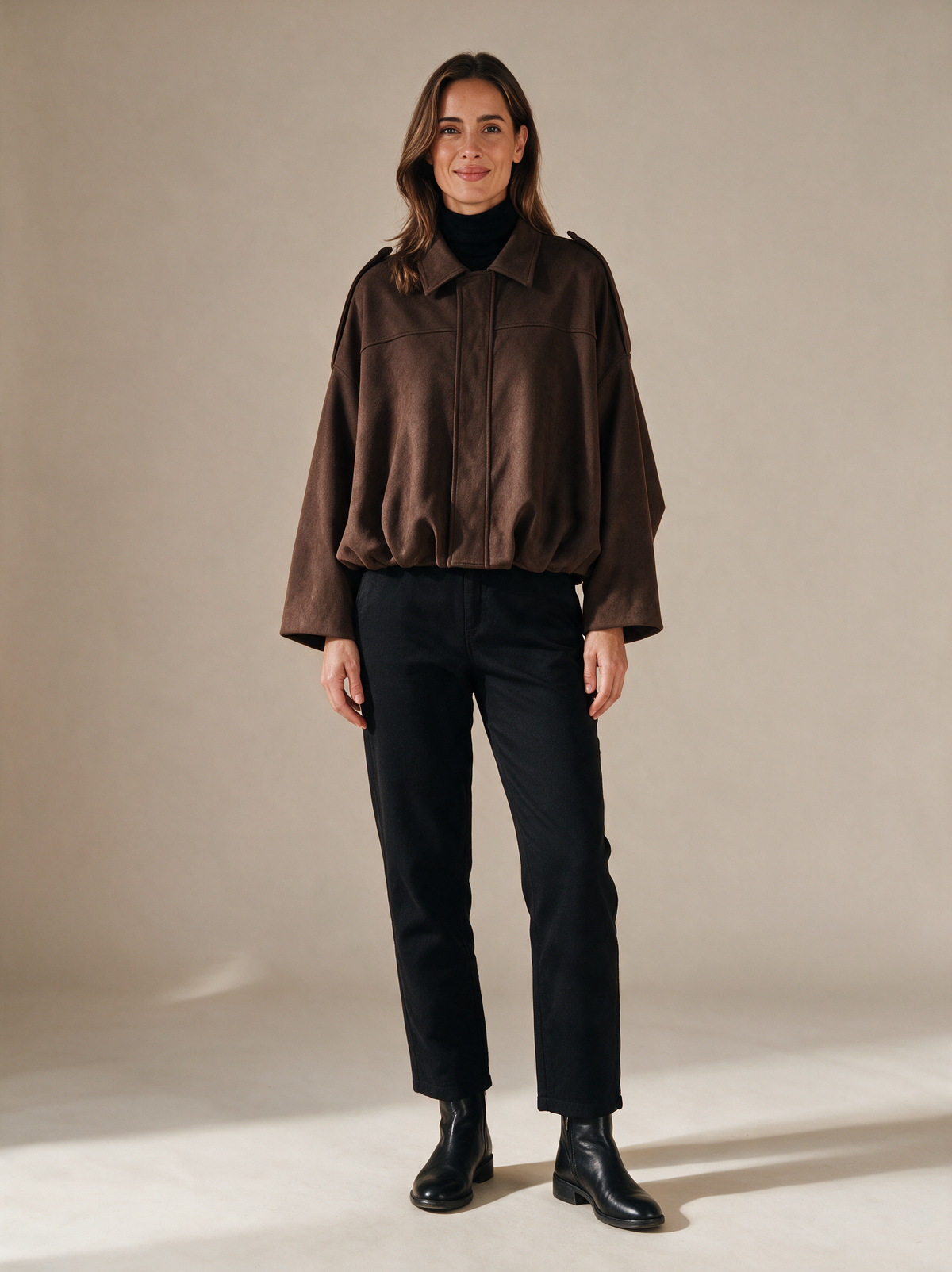 Oversized jack Liv bruin
